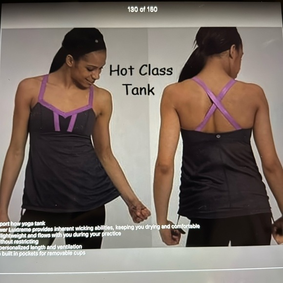 Lululemon Hot Class tank US8 - Picture 4 of 5